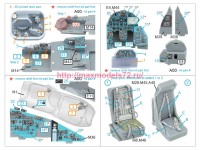 QD+48516   3D Декаль интерьера кабины Ми-24П (Trumpeter) (с 3D-печатными деталями) (attach3 85218)